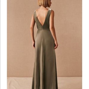 BHLDN Jenny Yoo Sage Logan Velvet Maxi Dress